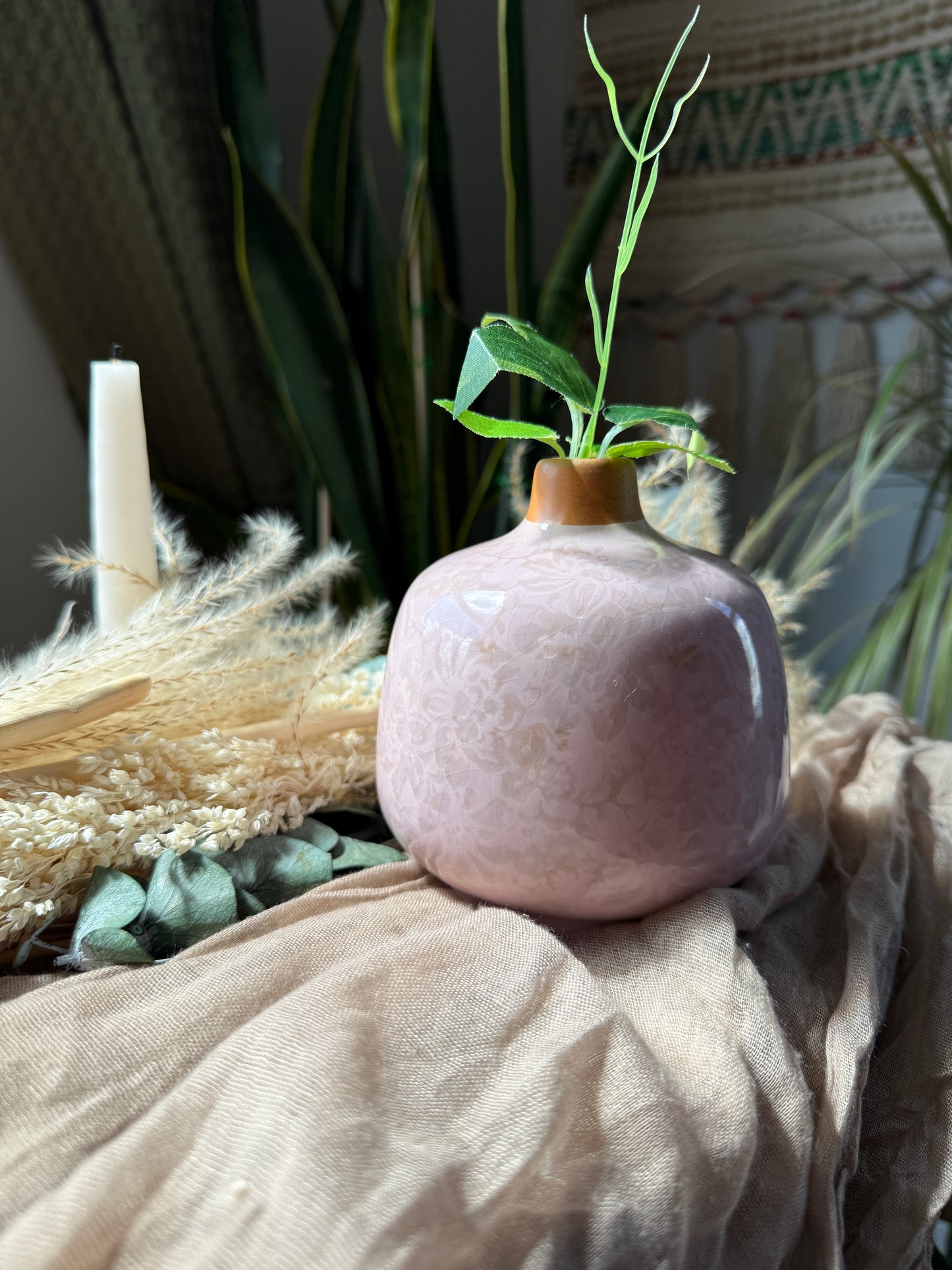Light Pink Bud Vase