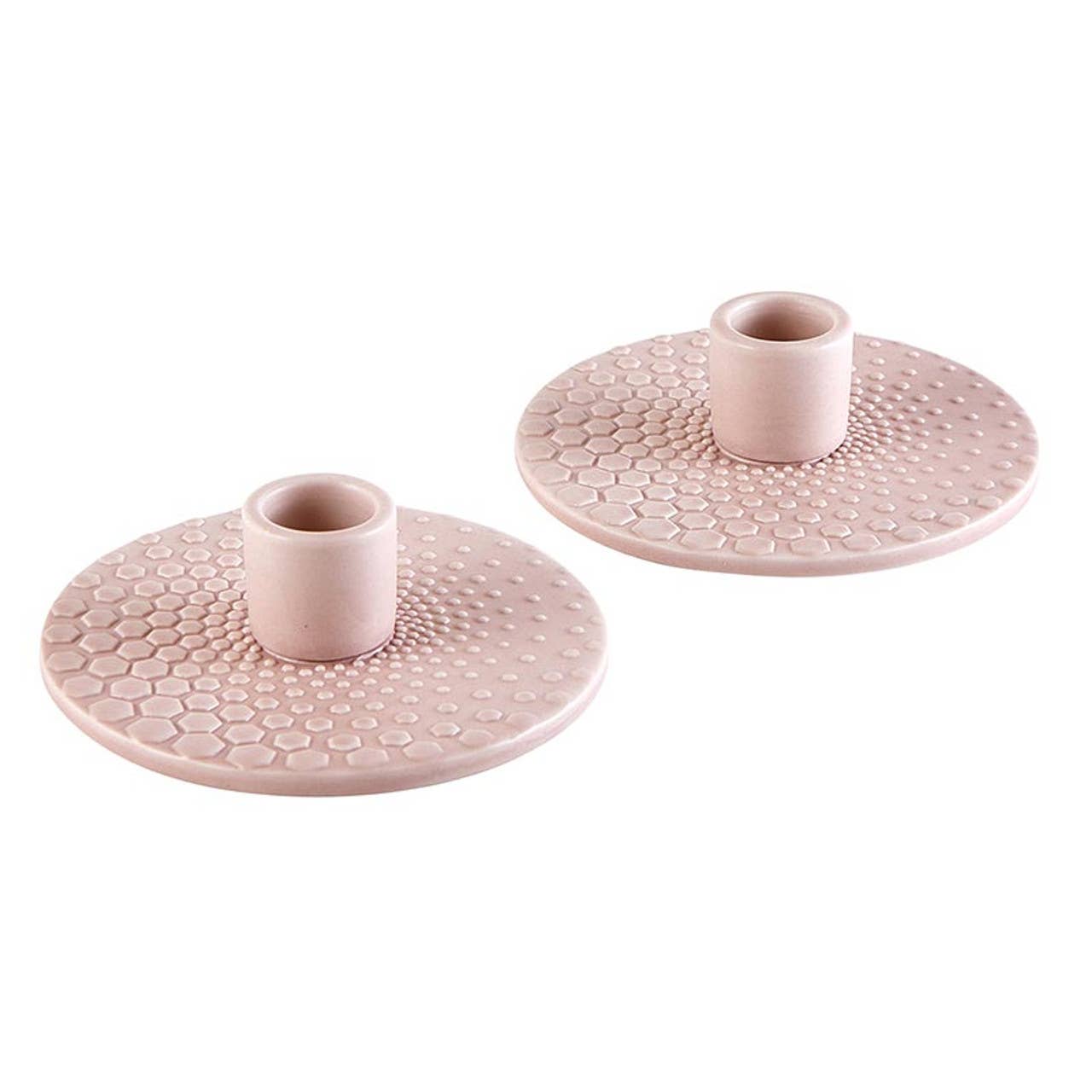 Pink Candleholders