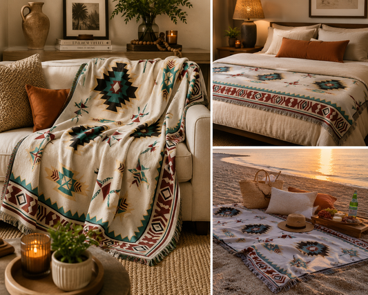 Oversized Pattern Throw