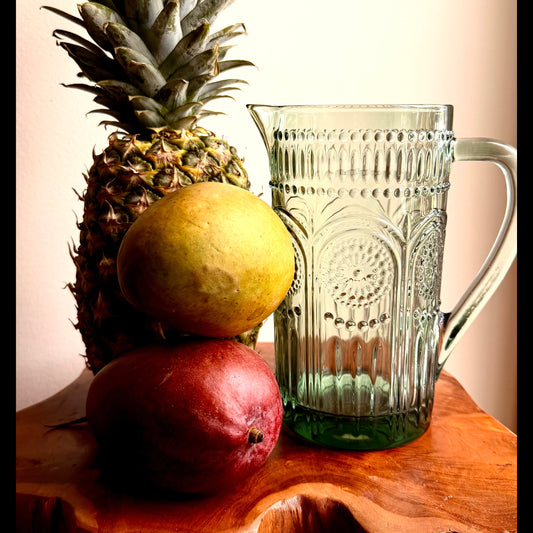 La Jarra | Sage Glass Pitcher