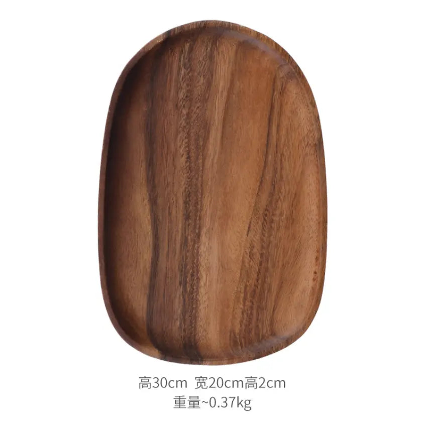 Walnut Wood Dessert/Sushi Tray