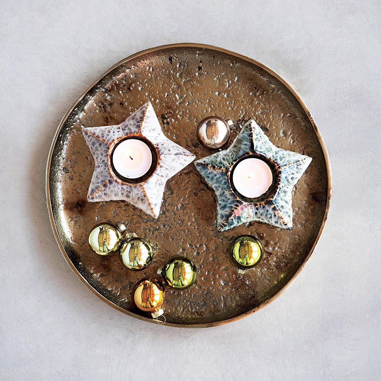Debossed Gold Tray